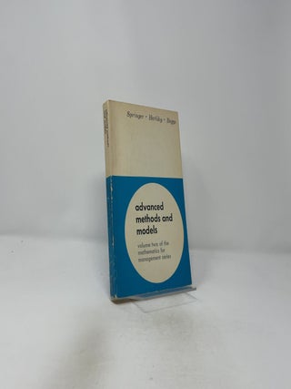 Advanced Methods and Models
