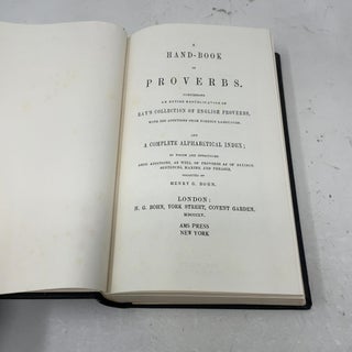 Handbook of Proverbs