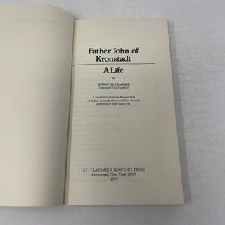 The Life of Father John of Kronstadt