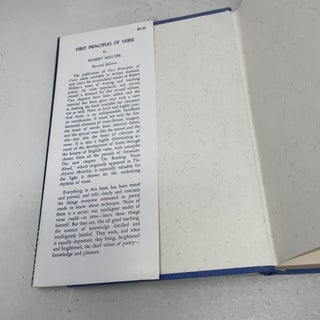 First Principles of Verse