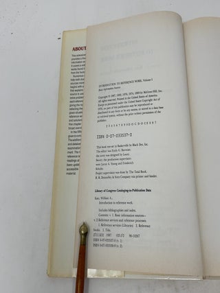 Introduction to Reference Work Vol. 1