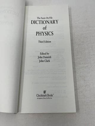Dictionary of Physics