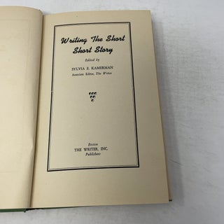 Writing the Short Short Story