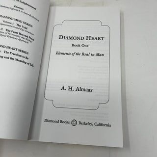 Elements of the real in man (Book One)