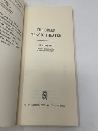 The Greek Tragic Theatre
