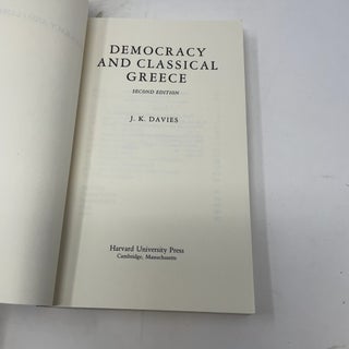 Democracy and classical Greece