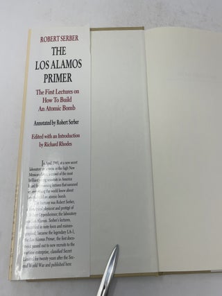 The Los Alamos Primer: The First Lectures on How To Build an Atomic Bomb