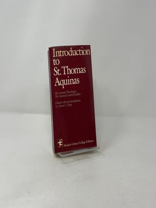 Introduction To Saint Thomas Aquinas