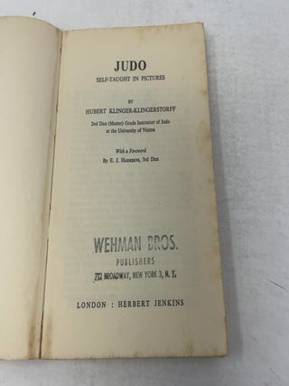 Judo Self-Taught In Pictures