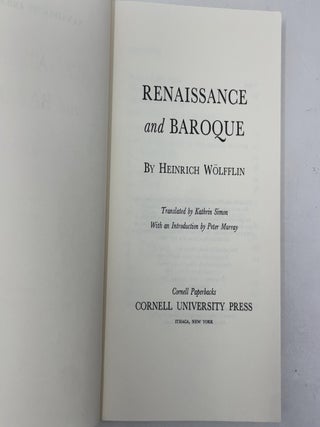 Renaissance and Baroque