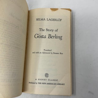 The Story of Gosta Berling