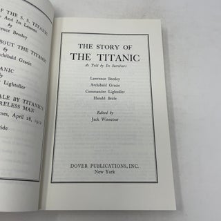 The Story of the Titanic as told by its survivors