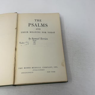 The Psalms And Their Meaning For Today