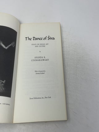 The Dance of Siva: Essays on Indian Art and Culture