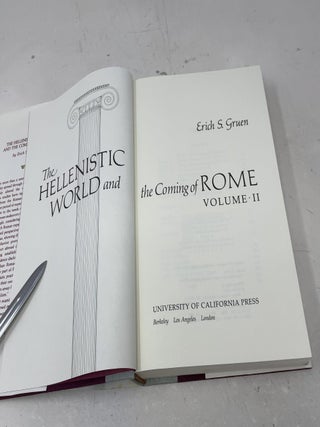 The Hellenistic World and the Coming of Rome Vol II