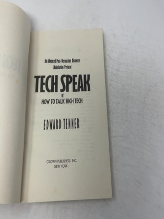Tech Speak: How to Talk High Tech