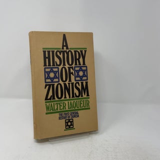 Item #443394 A History of Zionism. Walter Laqueur
