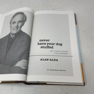 Never Have Your Dog Stuffed