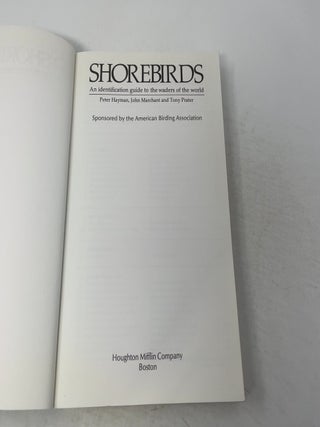 Shorebirds: An Identification Guide to the Waders of The World