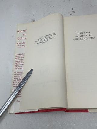 God and History in the Old Testament