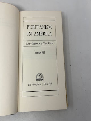 Puritanism in America : New Culture in a New World
