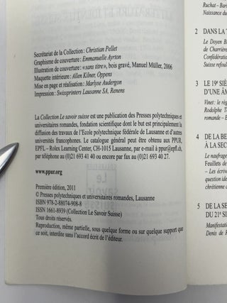 De Rousseau à Starobinski: Littérature et identité suisse