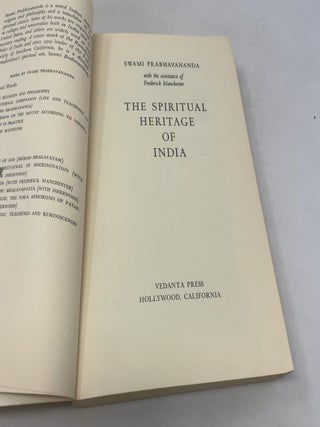The Spiritual Heritage of India