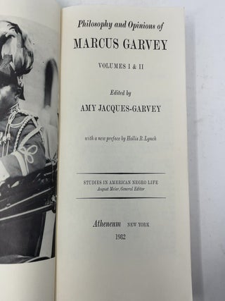 Philosophy and Opinions of Marcus Garvey: Volumes I and II