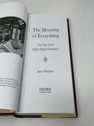 The Meaning of Everything: The Story of the Oxford English Dictionary