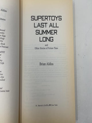 Supertoys Last All Summer Long: And Other Stories of Future Time