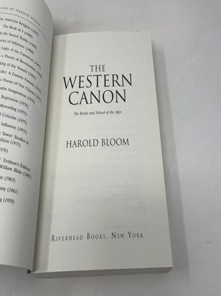 The Western Canon: The Books and School of the Ages