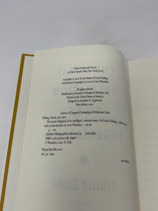 The Moral Obligation to Be Intelligent: Selected Essays