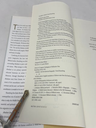 Abraham: The First Historical Biography