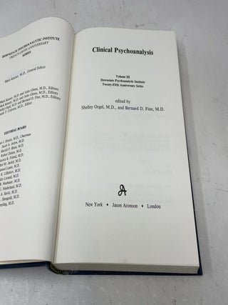 Clinical Psychoanalysis