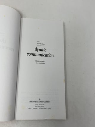 Dyadic Communication