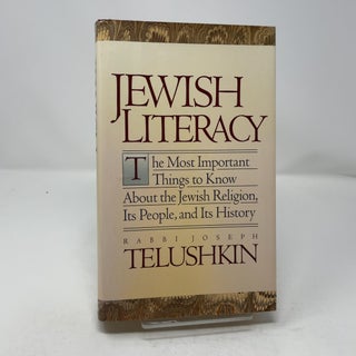 Item #445223 Jewish Literacy: The Most Important Things to Know About the Jewish Religion,Its...