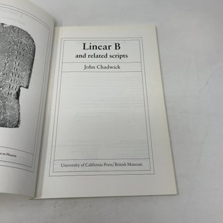 Linear B and Related Scripts