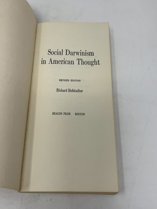 Social Darwinism in American Thought