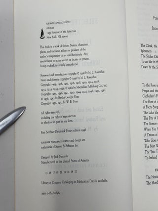 Selected Poems And Four Plays of William Butler Yeats
