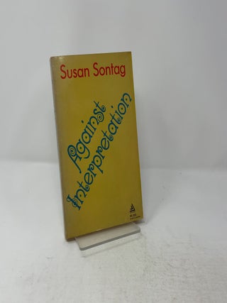 Item #446044 Against Interpretation. Susan Sontag