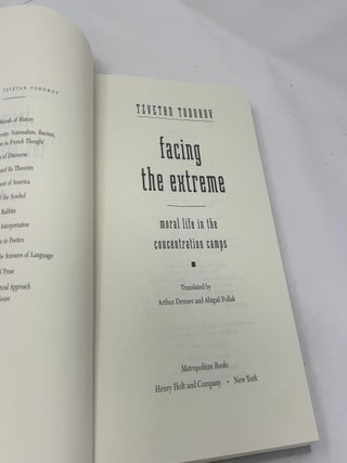 Facing the Extreme: Moral Life in the Concentration Camp