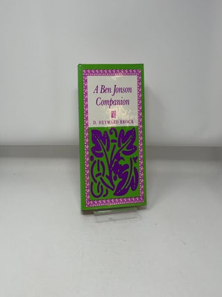 A Ben Jonson Companion