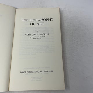The Philosophy of Art