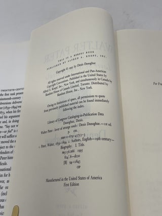 Walter Pater: Lover of Strange Souls