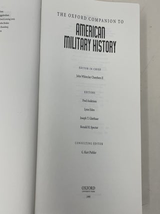 The Oxford Companion to American Military History