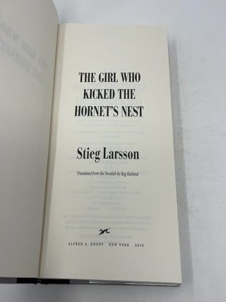 The Girl Who Kicked the Hornest's Nest