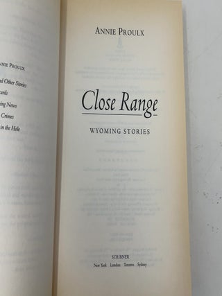 Close Range: Wyoming Stories