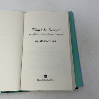 What's So Funny? Wit and Humor in American Children's Literature