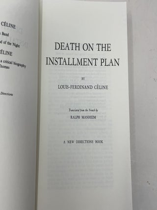 Death on the Installment Plan