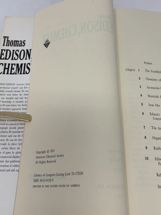 Thomas Edison, Chemist